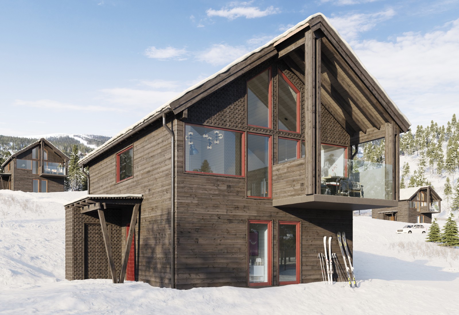 BearPeak Village Vemdalsskalet, exteriört, studio3d BearPeak Village Vemdalsskalet, exteriört, studio3d